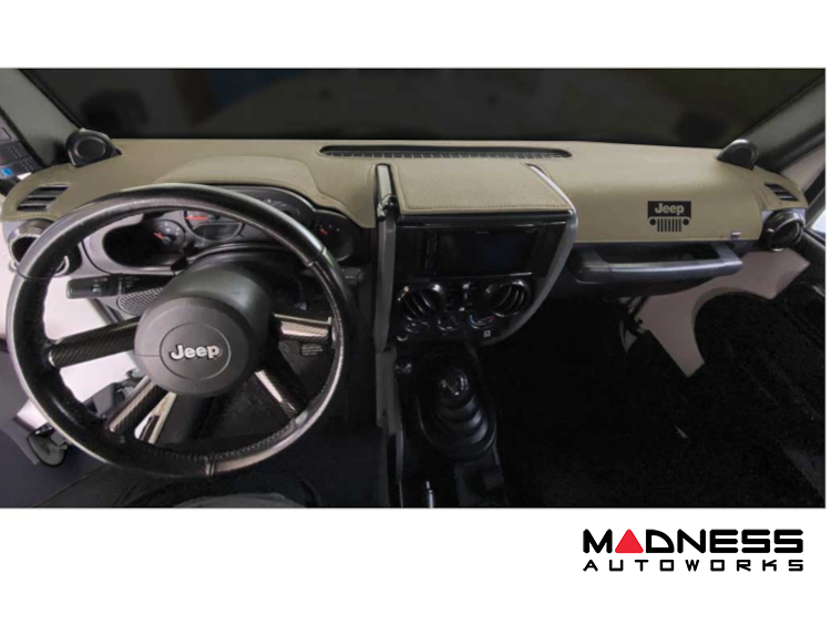 Jeep Gladiator Dash Cover - Covercraft - w/ Jeep Grill Logo - `20-`25